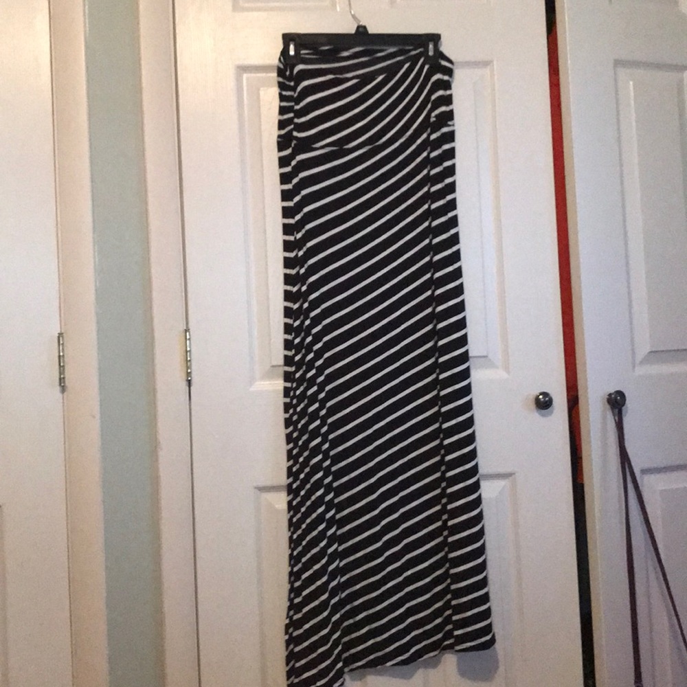Striped Maxi Skirt Size Large